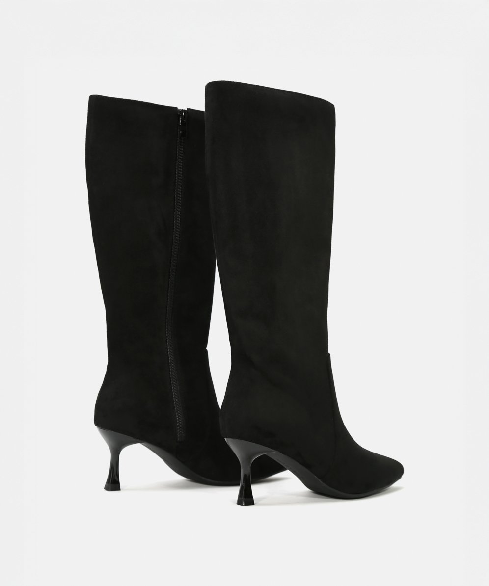 Botas altas tac&oacute;n kitten image number null